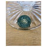Glass Vase Collection - Emerald Green Diamond Vase, Clear Wavy-Top Vase, Pink Fluted Vase, Amber Bowl, Sugar Jar, Crystal Goblet