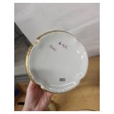 D&C France Porcelain Lidded Canister & Floral Perforated Serving Dish - 2-Piece Set