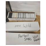 Sports Trading Cards Bulk - Hockey & Football Collection (Hundreds)