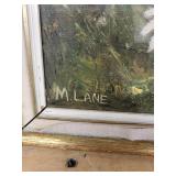 Marie J. Lane - Wild Daisies, 16 x 20 in Framed Floral Painting