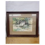 Watercolor Landscape by M. Mugg 