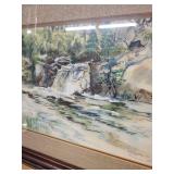 Watercolor Landscape by M. Mugg 