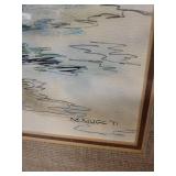 Watercolor Landscape by M. Mugg 