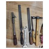 Stanley Hand Tools Lot - Hammer, Chisels, Saws, Clamp, & Accessories
