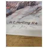 H.C. Hertling Fanfare Print - Ducks Unlimited Artist Edition 1352/2000
