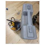 Central Pneumatic Blue Nailer in Case with Oil and Accessories
