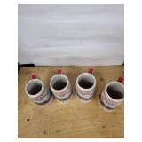 Budweiser A Series Mugs (Lot of 4)