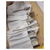 Vintage Silverplate Flatware Lot - Mixed Forks, Spoons & Knives