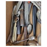 Vintage Silverplate Flatware Lot - Mixed Forks, Spoons & Knives