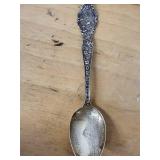 Mt Hood 1933 Sterling Silver Souvenir Spoon - Portland, Oregon