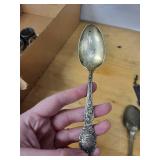 Mt Hood 1933 Sterling Silver Souvenir Spoon - Portland, Oregon