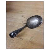 Antique Silver-plate Spoons with Engraved Floral Handles (Lot of 4)