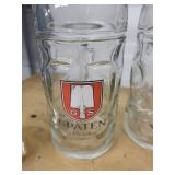 Beer Glass Collection: Spaten München Mugs (2), Guinness Glass, Köln Weihnachtsmarkt Glass