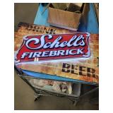 Miller Lite Neon Beer Sign (Blue) & Coors Light Sign - Vintage Advertising