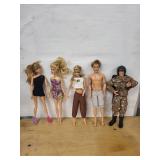 Barbie Fashion Dolls (Lot of 5)
