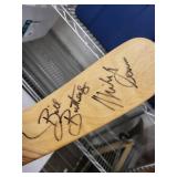 Wisconsin Badgers Signed Hockey Stick - Signed by Bill Buters and 1980's Miracle Olympian and Women's Head Coach Mark Johnson