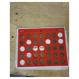 Franklin Mint Presidential Hall of Fame 36-Coin Display Board (1968)