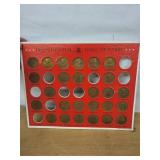 Franklin Mint Presidential Hall of Fame 36-Coin Display Board (1968)