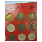 Franklin Mint Presidential Hall of Fame 36-Coin Display Board (1968)