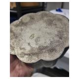 Godinger Flower-Shaped Silver Trinket Box - Velvet Red Interior