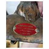 Ben Franklin Bust - Federal Savings Plaque, London Print Framed, Genuine Leather Accessories