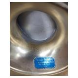 Meriden Britannia Co. 26 Tarnish-Resistant Silver Plate Charger Plate with Floral Engraving
