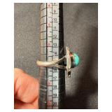 4 Pc Ring Lot Sterling Silver 925 Turquoise Abalone Inlay Mixed Sizes