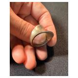 Mixed Fashion Ring Lot 5 Pc Sterling 925 CZ Band Plus Silver Tone Rings