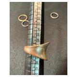 Mixed Fashion Ring Lot 5 Pc Sterling 925 CZ Band Plus Silver Tone Rings