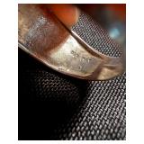 Sterling Silver Ring Lot 2 Wide Band Marcasite Style Size 7 See Photos