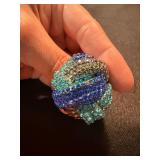 Mixed Costume Fashion Ring Lot 6 Pc Rhinestone Pearl Statement Rings