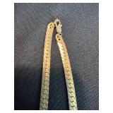 Vintage Costume Jewelry Lot 4 Pc Necklaces Bracelet Shell Enamel Gold Tone
