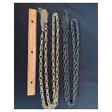 Mixed Metal Chain Strap Belt Lot Gold Tone Gunmetal Fashion Accessories
