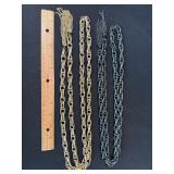 Mixed Metal Chain Strap Belt Lot Gold Tone Gunmetal Fashion Accessories