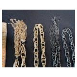 Mixed Metal Chain Strap Belt Lot Gold Tone Gunmetal Fashion Accessories