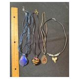 11 Pc Mixed Fashion Necklace Lot Boho Beaded Pendant Statement Styles