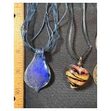 11 Pc Mixed Fashion Necklace Lot Boho Beaded Pendant Statement Styles