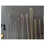 Mixed Costume Jewelry Lot Necklaces Earrings Pendants Shark Tooth