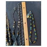 Mixed Lot 8 Beaded Costume Necklaces Artisan Fashion Jewelry
