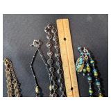 Mixed Lot 8 Beaded Costume Necklaces Artisan Fashion Jewelry