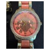 Lot of 7 Geneva Embassy Fashion Quartz Wristwatches As Is