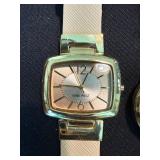 Nine West Kate Spade Pulsar Womenâs Watch Lot 3 Gold Tone As Is
