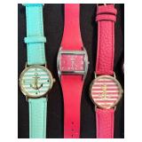 Lot of 7 Fashion Wristwatches Weize Pierre Cardin Faded Glory
