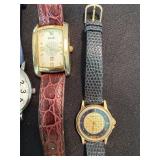 Lot of 7 Fashion Wristwatches Weize Pierre Cardin Faded Glory