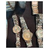 Mixed Lot 8 Quartz Wristwatches Le Baron Studio Y Acqua CG As-Is
