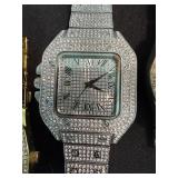 6 Pc Fashion Wristwatch Lot U.S. Polo Assn Jessica Carlyle Rhinestone