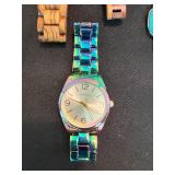 Lot of 7 Fashion Wristwatches Wood Vernier Sevil Turquoise Styles