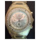 6 Pc Fashion Wristwatch Lot Geneva Timonthy Stone Mixed Colors