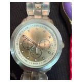 6 Pc Fashion Wristwatch Lot Geneva Timonthy Stone Mixed Colors