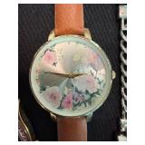 Mixed Fashion Wristwatch Lot Akribos Geneva Fred Belay 6 Pc Repair